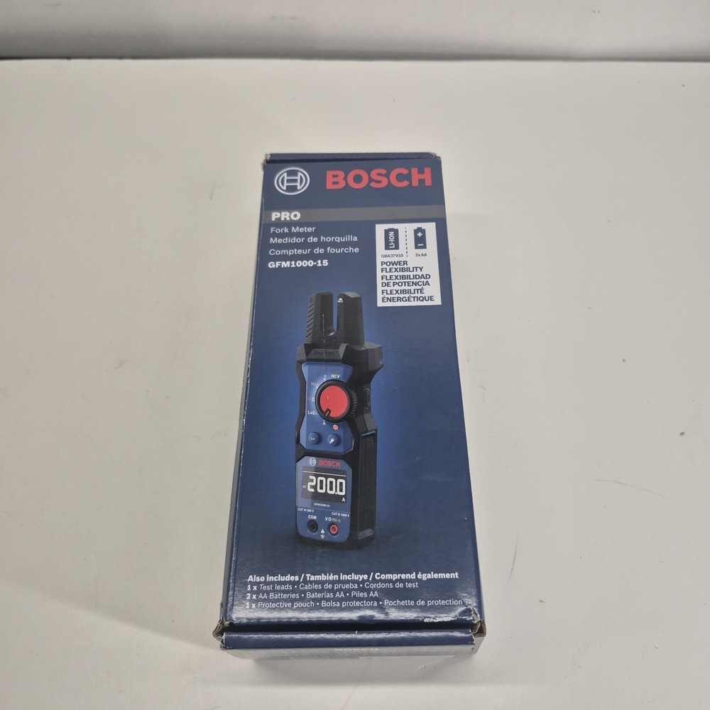 Bosch PRO GFM1000-15 Fork Meter Open Jaw Digital Multimeter Electrical Tester
